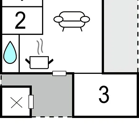 度假居 Aeblehaven Grasten Xi 加斯庭